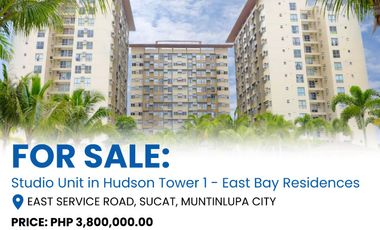 Studio for sale in East Bay Residences, Sucat, Muntinlupa District 2, Muntinlupa, Southern Manila District
