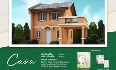 Cara unit with balcony for as low as 47,589 monthly amortization!
