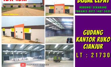 Gudang Kantor 2 Hektar Cianjur