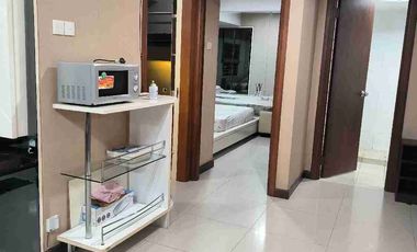 disewakan apartment waterplace tower c 2 br full furnish lengkap ada AC 3 kasur 2 sofa dapur tv lokasi dekat mall ptc