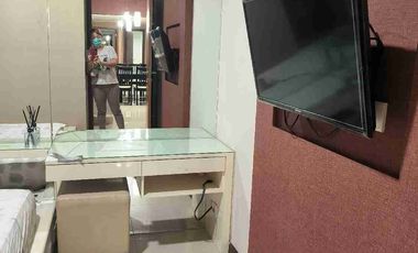 disewakan apartment waterplace tower c 2 br full furnish lengkap ada AC 3 kasur 2 sofa dapur tv lokasi dekat mall ptc