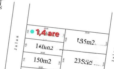 Dijual tanah zona pariwisata di Jalan Ocean Blue, Kampial — Nusa Dua, Bali.