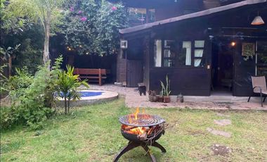 Renta de cabaña con jacuzzi monte Alto