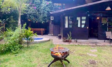 Renta de cabaña con jacuzzi monte Alto