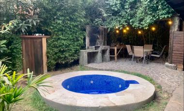 Renta de cabaña con jacuzzi monte Alto