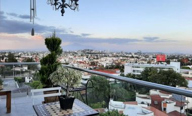 AMPLIO PENTHOUSE EN VENTA EN ZAVALETA, PUEBLA.