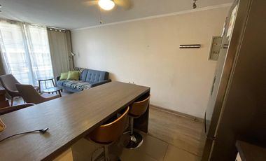 ARRIENDO AMOBLADO  Departamento 2D1B, Carmen, Metro Santa Isabel