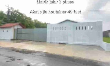 DISEWAKAN GUDANG KLATEN, SOLORAYA BANGUNAN BARU, ZONA INDUSTRI