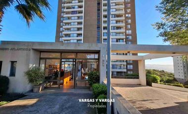 SE ARRIENDA DEPARTAMENTO AMOBLADO, CALLE ATLÁNTICO, GOMEZ CARREÑO. 3D 2B 1E. VIÑA DEL MAR. ARRIENDO MARZO-DICIEMBRE / AÑO CORRIDO.