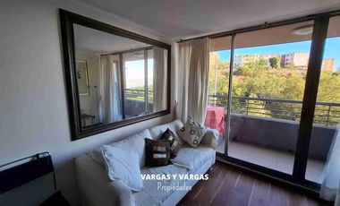 SE ARRIENDA DEPARTAMENTO AMOBLADO, CALLE ATLÁNTICO, GOMEZ CARREÑO. 3D 2B 1E. VIÑA DEL MAR. ARRIENDO MARZO-DICIEMBRE / AÑO CORRIDO.