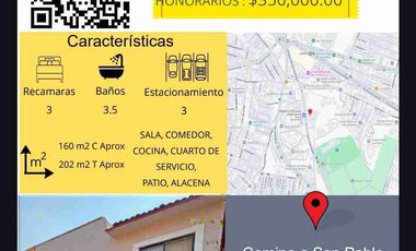 Excelente casa en tepepan la noria a un super precio