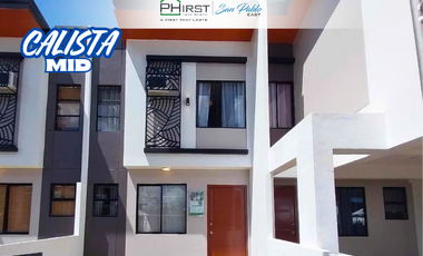 2-Bedroom 1-Toilet and Bath Townhouse For Sale, along the highway, San Pablo Laguna