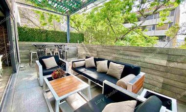 HERMOSO DEPARTAMENTO CON TERRAZA PRIVADA EN VENTA POLANCO