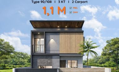 Rumah 100m ke Jalan Kaliurang km 9 One Get System Jogja