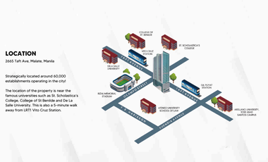 Kizuna Heights - Studio Unit for sale near De Lasalle University - Taft Avenue