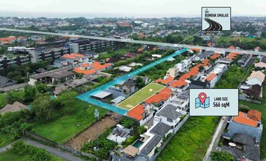 Tanah 566m2 Bumbak Umalas Kerobokan Bali