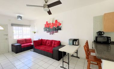 Casa amueblada en renta en Las Ceibas, 3 recamaras + 2 baños, largo plazo