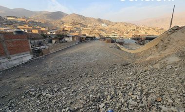 SE VENDE TERRENO -  JICAMARCA