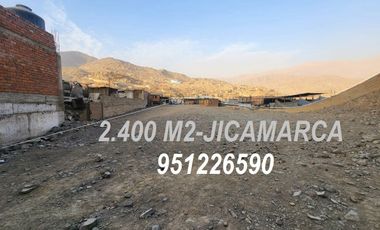 SE VENDE TERRENO -  JICAMARCA