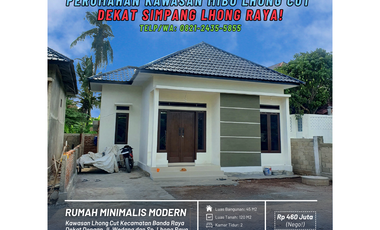 Dijual Rumah Minimalis di Mibo Lhong Cut - Dekat Jalan Raya Wedana dan Simpang Lhong Raya!