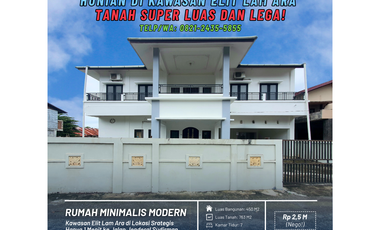 Dijual Rumah Mewah di Kawasan Elit Lam Ara - Halaman Sangat Luas dengan Tanah Seluas 763 M2!