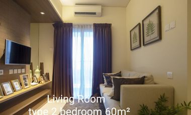 Sewa Apartemen Roseville Soho & Suite BSD – 2 BR Eksklusif Baru Murah Fully Furnished Electronic