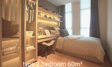 Sewa Apartemen Roseville Soho & Suite BSD – 2 BR Eksklusif Baru Murah Fully Furnished Electronic
