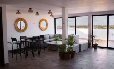 Estudio en venta en Playa del Carmen Quintana Roo amueblado con terraza y excelente ubicación