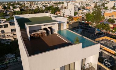Estudio en venta en Playa del Carmen Quintana Roo amueblado con terraza y excelente ubicación
