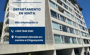 ¡EN VENTA! Amplio departamento en Villuco, Chiguayante