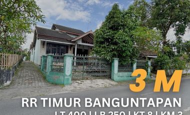 Jual Rumah Ringroad Timur Pinggir Jalan 3 Muka Cocok Hunian dan Usaha Akses Mudah Strategis