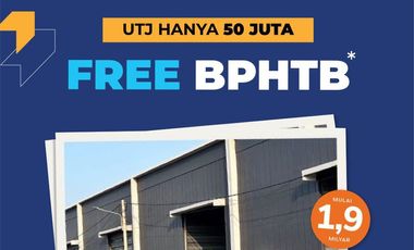 Gudang Modern Siap Pakai di kawasan strategis! GEDANGAN INDUSTRIAL PARK district Tetra Tahap 3 Solusinya! Harga Mulai 1,9 M | Gudang Luas Banget Row Jalan Lebar!