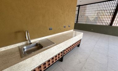 Departamento Villas La Joya baño recamara dos patios