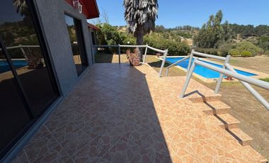 Mantagua, a 15 min de Concón, amplia casa 3 dormitorios + estar, piscina, 5000 M2