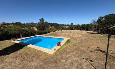 Mantagua, a 15 min de Concón, amplia casa 3 dormitorios + estar, piscina, 5000 M2