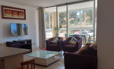 HERMOSO DEPARTAMENTO EN CONDOMINIO PINARES DEL CANELILLO EN ALGARROBO.