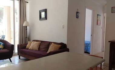 HERMOSO DEPARTAMENTO EN CONDOMINIO PINARES DEL CANELILLO EN ALGARROBO.