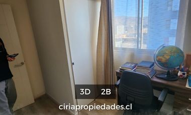 Arriendo 3D+2B en Altos de Yungay en $450.000 (GGCC incluídos)