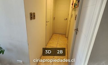Arriendo 3D+2B en Altos de Yungay en $450.000 (GGCC incluídos)