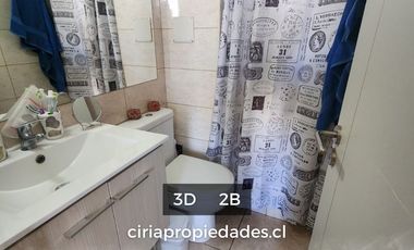 Arriendo 3D+2B en Altos de Yungay en $450.000 (GGCC incluídos)