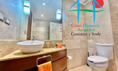 Departamento de playa en renta vacacional con terraza y vista al mar