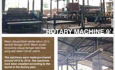 DIJUAL PABRIK PLYWOOD TEMANGGUNG INCLUDE MESIN