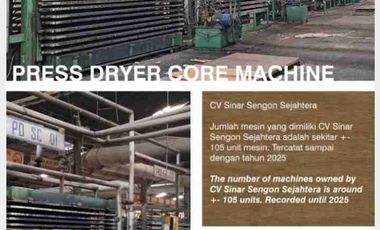 DIJUAL PABRIK PLYWOOD TEMANGGUNG INCLUDE MESIN