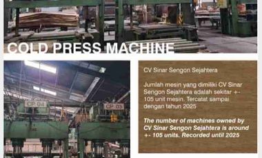 DIJUAL PABRIK PLYWOOD TEMANGGUNG INCLUDE MESIN