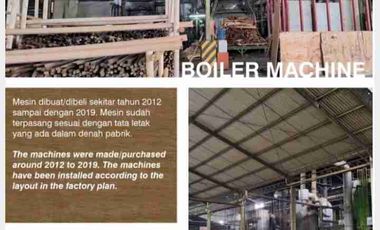 DIJUAL PABRIK PLYWOOD TEMANGGUNG INCLUDE MESIN