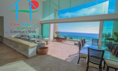 Penthouse con 6 recámaras, terraza, jacuzzi y vista al mar