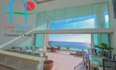 Penthouse con 6 recámaras, terraza, jacuzzi y vista al mar