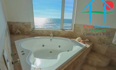 Penthouse con 6 recámaras, terraza, jacuzzi y vista al mar