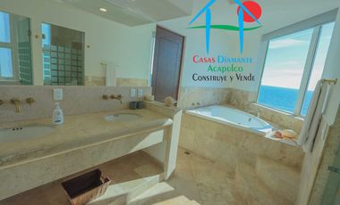 Penthouse con 6 recámaras, terraza, jacuzzi y vista al mar