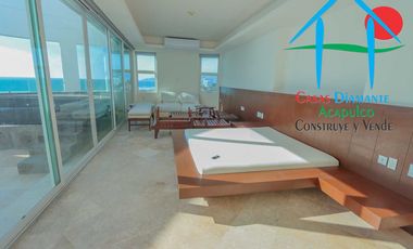 Penthouse con 6 recámaras, terraza, jacuzzi y vista al mar